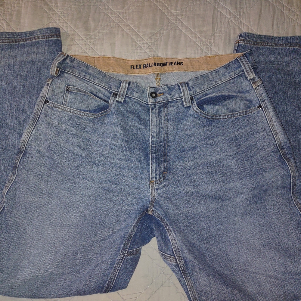 Duluth Trading Co Men's Blue Jeans - Picture 2 of 8